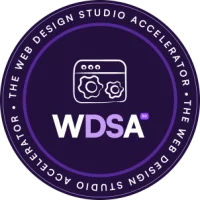 Web Design Studio Accelerator by John d Saunders circle logo